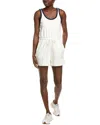 Sweaty Betty After Classic Organic Cotton Blend Romper In White