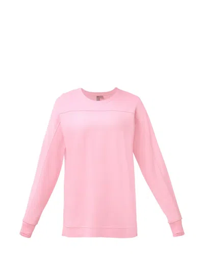 Sweaty Betty After Class Seam-detail Sweatshirt In Pink