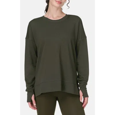 Sweaty Betty After Class Sweatshirt In Green