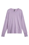 Sweaty Betty After Class Sweatshirt In Prism Purple