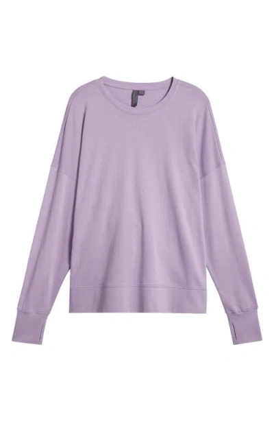 Sweaty Betty After Class Sweatshirt In Prism Purple