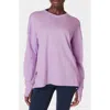 Sweaty Betty After Class Longline Sweatshirt In Prism Purple