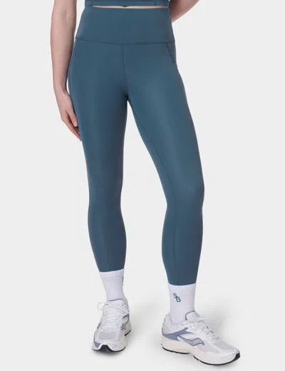Sweaty Betty Women's All Day Active 7/8 Workout Leggings In Subdued Blue