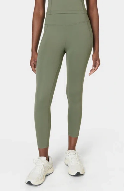 Sweaty Betty All Day 7/8 Leggings In Green