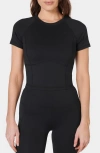 Sweaty Betty All Day Active Cropped Tee In Black