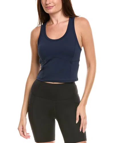 Sweaty Betty All Day Cropped Tank In Blue