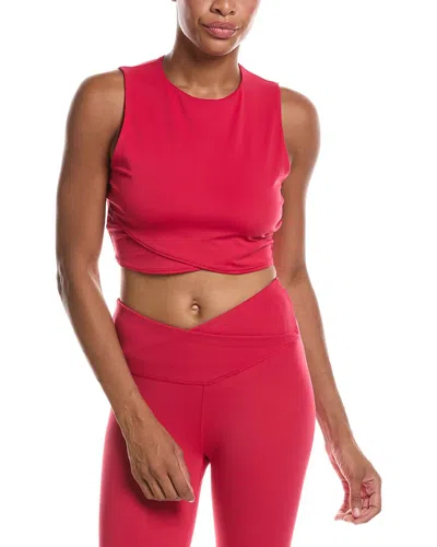 Sweaty Betty All Day Cropped Wrap Tank In Pink