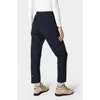 Sweaty Betty Arctic Explorer Drawstring Crop Straight Leg Pants In Black
