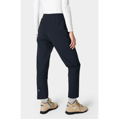 Sweaty Betty Arctic Explorer Drawstring Crop Straight Leg Pants In Black