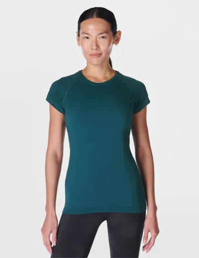 Sweaty Betty Athlete Seamless Gym T-shirt In Green