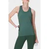 Sweaty Betty Athlete Seamless Workout Tank In Glade Green