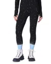 Sweaty Betty Snowflake Jacquard Base Layer Leggings In Blue Snowflake Jacquard
