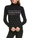 Sweaty Betty Top Alpine Betty Base Layer Half Zip In Black