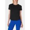Sweaty Betty Breathe Easy Run T-shirt In Black