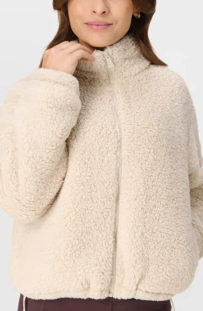 SWEATY BETTY SWEATY BETTY CANYON FRONT ZIP HIGH PILE FLEECE JACKET