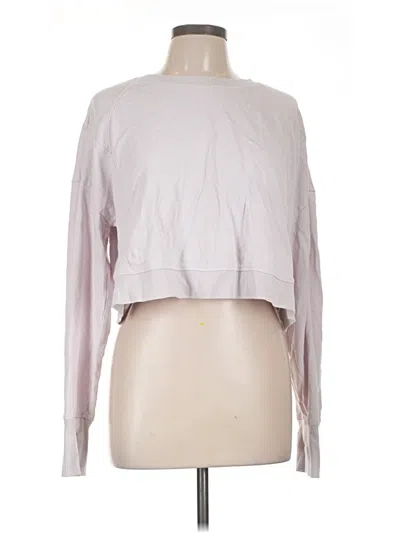 Pre-owned Sweaty Betty Cardigan Sweater In Silver