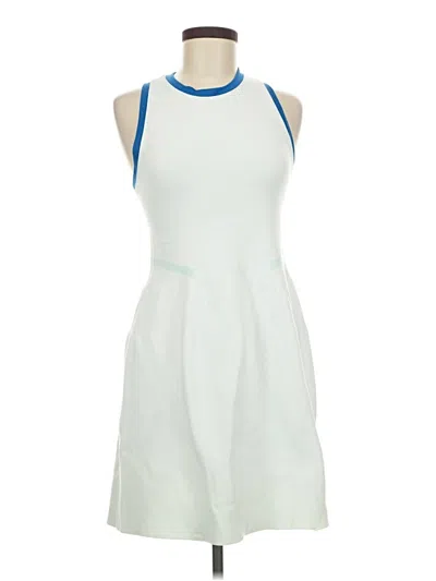 Pre-owned Sweaty Betty Casual Dress In White