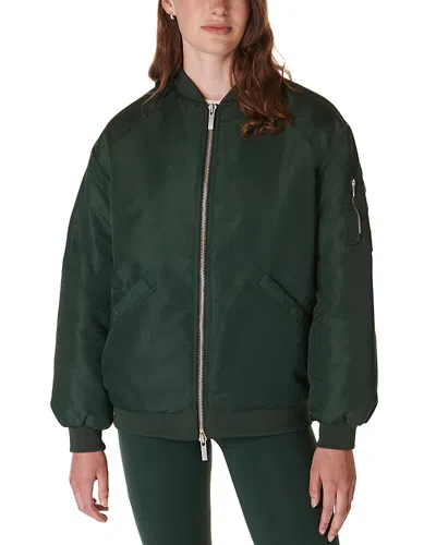 Sweaty Betty Cityscape Bomber Jacket In Trek Green