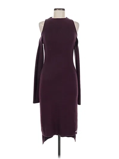 Pre-owned Sweaty Betty Cocktail Dress In Burgundy