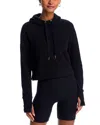 Sweaty Betty Escape Luxe Fleece Hoodie In Black