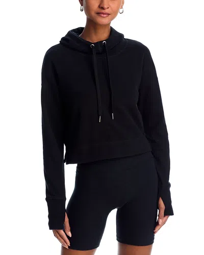 Sweaty Betty Escape Luxe Fleece Hoodie In Black