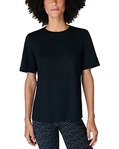 Sweaty Betty Essential Crewneck Tee In Black