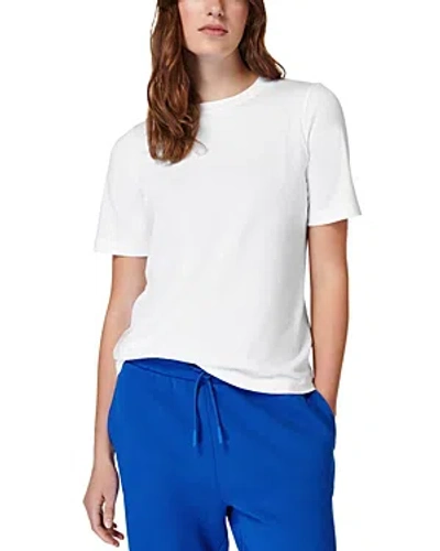 Sweaty Betty Essential Crewneck Tee In White