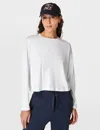 SWEATY BETTY ESSENTIAL CROP LONG SLEEVE T-SHIRT