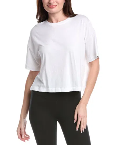Sweaty Betty Essential Cropped T-shirt In White