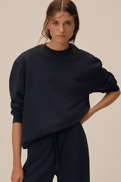 Sweaty Betty Explore More Graphic Sweatshirt In Blue