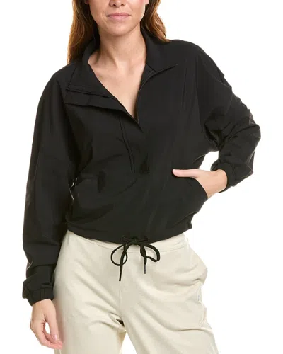 Sweaty Betty Explorer 1/2-zip Midlayer Top In Black
