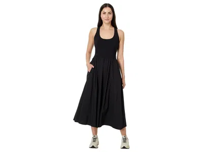 Sweaty Betty Explorer Ribbed Racer Dress In Black