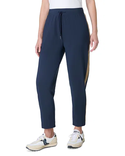 Sweaty Betty Explorer Side Stripe Drawstring Pants In Blue
