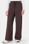 Sweaty Betty Explorer Side Stripe Wide Leg Pants In Brown