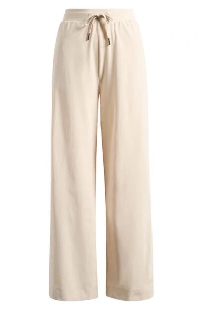 Sweaty Betty Explorer Side Stripe Wide Leg Pants In Neutral