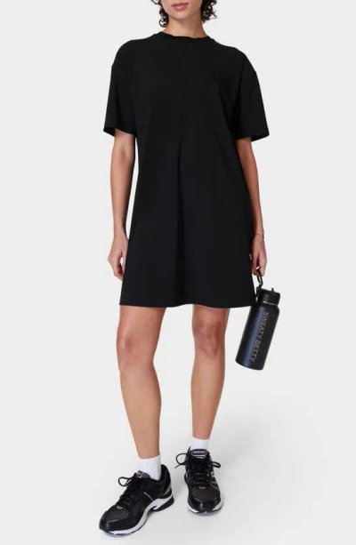 Sweaty Betty Explorer T-shirt Minidress In Black