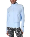 Sweaty Betty Fast Track Running Jacket Breeze Blue In Breeze Blue