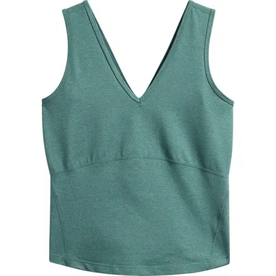 Sweaty Betty Gaia V-neck Tank In Glade Green Marl