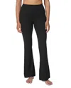Sweaty Betty Glow Flex Rib Flare Pants In Black