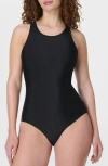 Sweaty Betty Hydropower Performance One-piece Swimsuit In Black