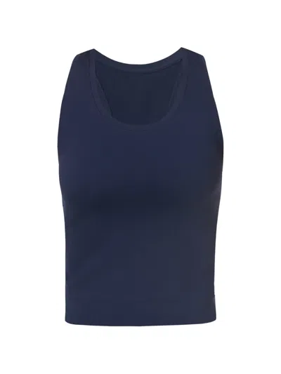 Sweaty Betty Logo-print Tank Top In Blue