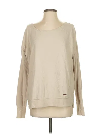 Pre-owned Sweaty Betty Long Sleeve T-shirt In Brown