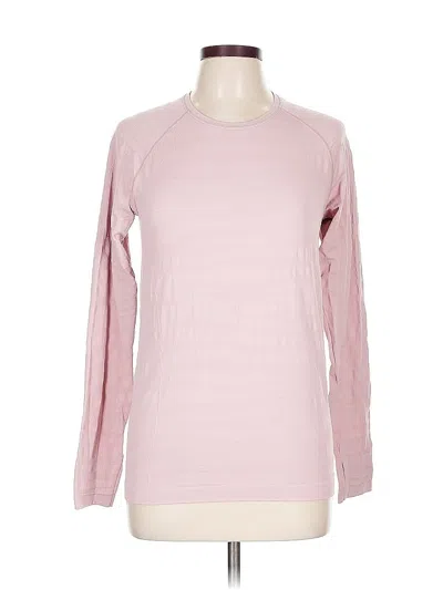 Pre-owned Sweaty Betty Long Sleeve T-shirt In Pink