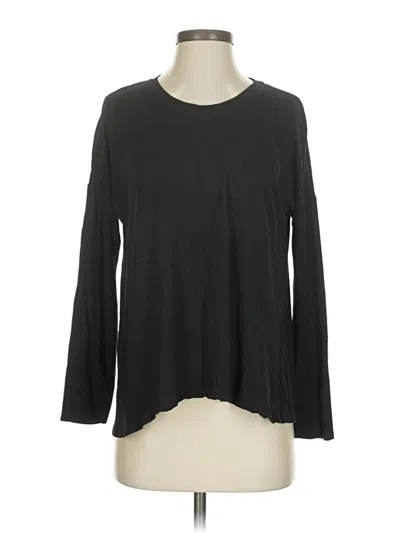 Pre-owned Sweaty Betty Long Sleeve T-shirt In Black