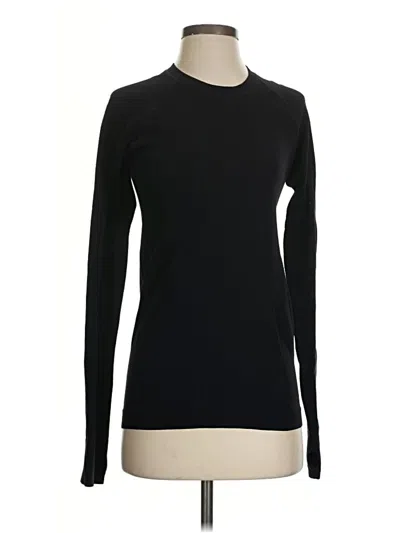 Pre-owned Sweaty Betty Long Sleeve T-shirt In Black