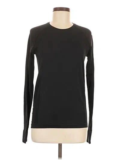 Pre-owned Sweaty Betty Long Sleeve T-shirt In Black