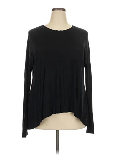 Pre-owned Sweaty Betty Long Sleeve T-shirt In Black