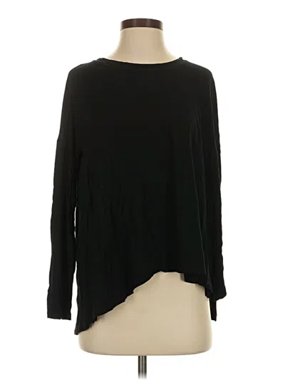 Pre-owned Sweaty Betty Long Sleeve T-shirt In Black