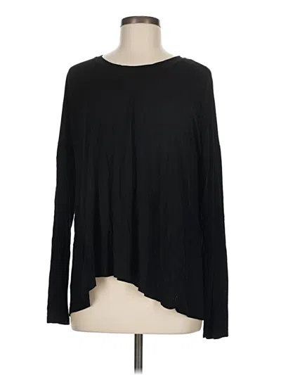 Pre-owned Sweaty Betty Long Sleeve T-shirt In Black