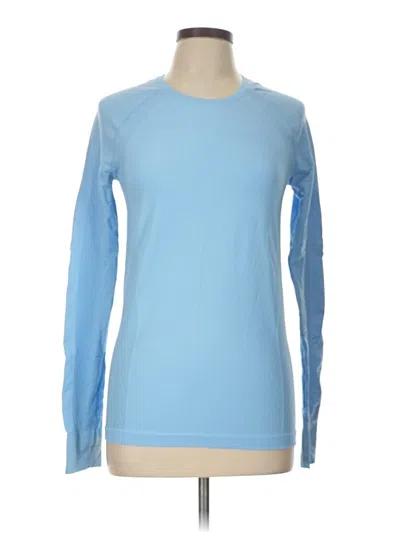 Pre-owned Sweaty Betty Long Sleeve T-shirt In Blue